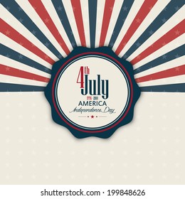 Abstract independence day background with special objects