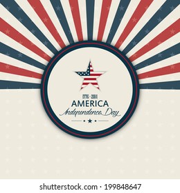 Abstract independence day background with special objects