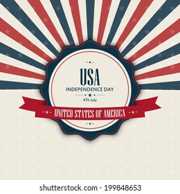 Abstract independence day background with special objects