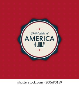 Abstract independence day background with special objects
