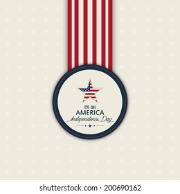Abstract independence day background with special objects