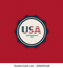 Abstract independence day background with special objects
