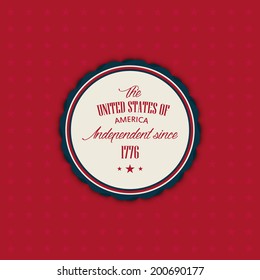 Abstract independence day background with special objects