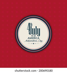 Abstract independence day background with special objects