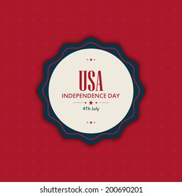 Abstract independence day background with special objects