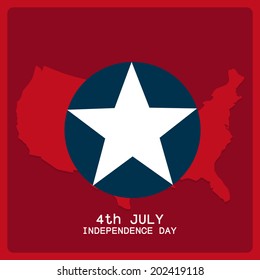 abstract independence day background with special objects