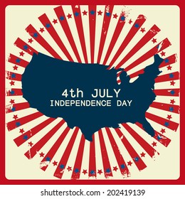 abstract independence day background with special objects