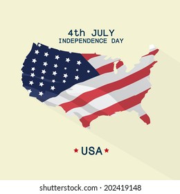abstract independence day background with special objects
