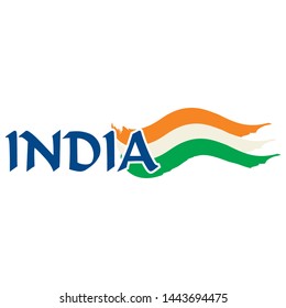 abstract india background with some special objects, vector illustration design