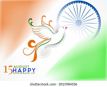 Abstract India Flag Flying Pigeon Vector Stock Vector (Royalty Free ...