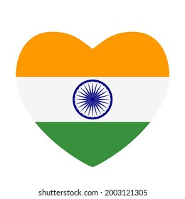Abstract India Flag Sign. Vector Illustration EPS10