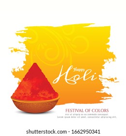 Abstract Indian festival Happy Holi background