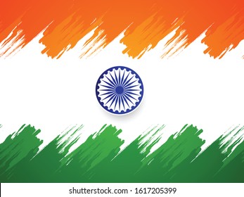 Abstract Indian flag theme background design