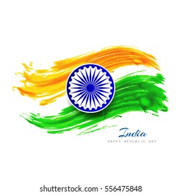 Abstract Indian Flag Theme Background Design Stock Vector (Royalty Free ...