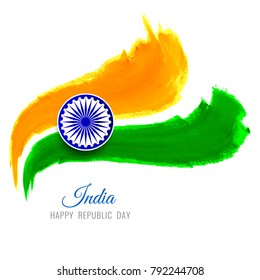 Abstract Indian Flag theme design modern background