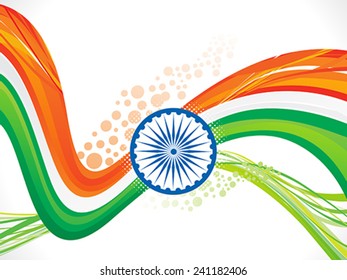 abstract indian wave background vector illustration