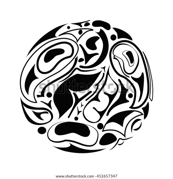 abstract indigenous\
ornament