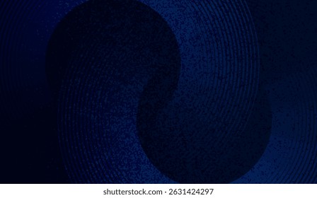 Abstract indigo background with concentric circles creates a mesmerizing, swirling depth, perfect for adding a touch of mystery and movement to graphic designs