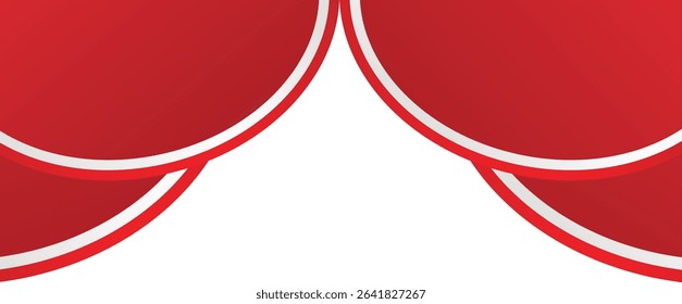 Abstract Indonesian Flag is a modern design inspired by the red and white colors of the Indonesian flag, featuring bold, dynamic shapes that symbolize strength and purity.
