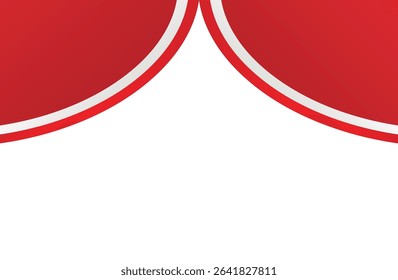 Abstract Indonesian Flag is a modern design inspired by the red and white colors of the Indonesian flag, featuring bold, dynamic shapes that symbolize strength and purity.

