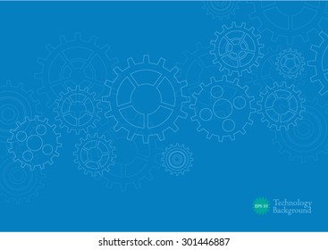 Abstract industrial background, vector illustration.