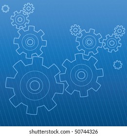 Abstract industrial background, vector illustration.
