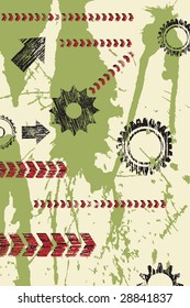 Abstract industrial grunge background