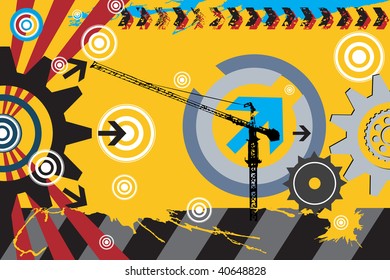 Abstract industrial grunge background