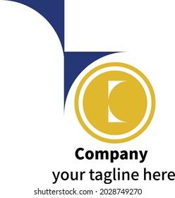logotipo industrial abstracto con texto editable