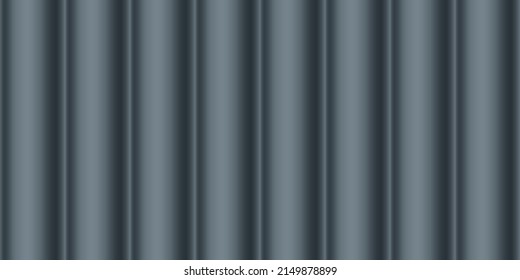 Abstract industrial style business background. Grey seamless vector pattern with vertical lines.