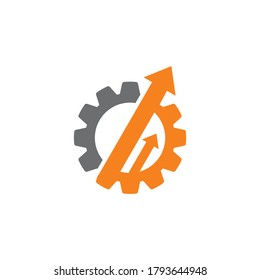 logotipo de la industria abstracta , logotipo de la industria de la ingeniería