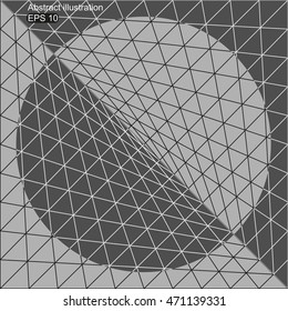 Abstract infinite background. Vector illustration