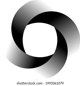 abstract Infinite loop logo template. Corporate icons