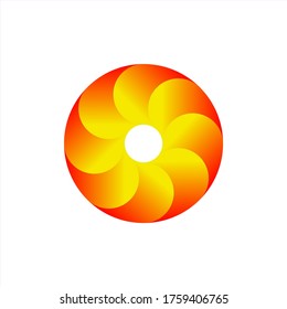 Abstract Infinite loop sign art. Vector Illustration