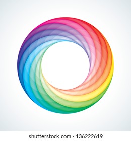 Abstract Infinite Loop Sign Template. Corporate Icon. 12 Pieces Shape. EPS10