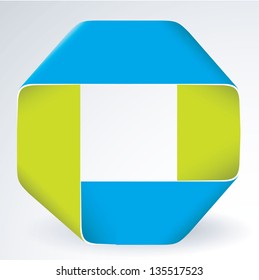 Abstract Infinite mobius loop infographics vector template.