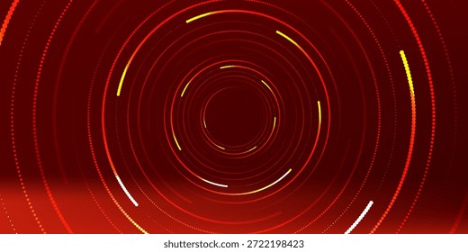 Abstrakter unendlicher weißer Ring aus Kugeln. Endless 3D Rotating Circle modern abstract einfach