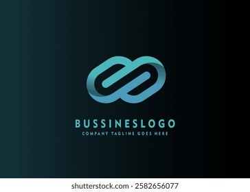 Abstract Infinity Business Logo Concept, modern and professional look