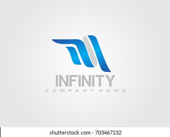 Abstract Infinity Logo