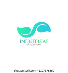 Abstract infinity logo template design. Endless symbol and icon, modern clean style vector illustration