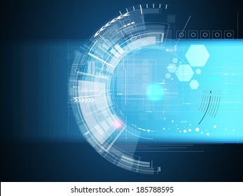 abstract  infinity ray computer  technology concept business background