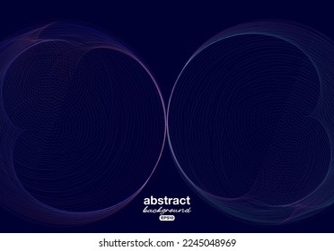 abstract infinity sphere shape fluid science futuristic theme background for advertisement banner,brochure,website landingpage, notebook cover vector eps.