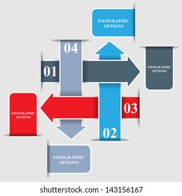 Abstract info graphic