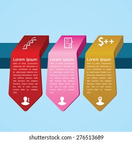 Abstract Info graphic 3D. Vector illustration can be used for workflow layout, business step options, diagram, number template, web design.