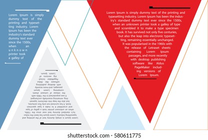 abstract info graphics pyramids  for content