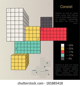 abstract infographic