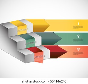 Abstract infographic background. Can be used for workflow layout, diagram, number options, step up options, web design,  presentation, or marketing brochure. Modern Technology Vector Illustration.