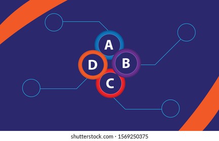abstract infographic background design