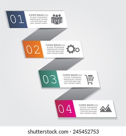 Abstract infographic. Can be used for workflow layout. Vector illustration Eps8.