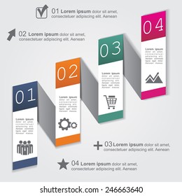 Abstract infographic. Can be used for workflow layout. Vector illustration Eps8.